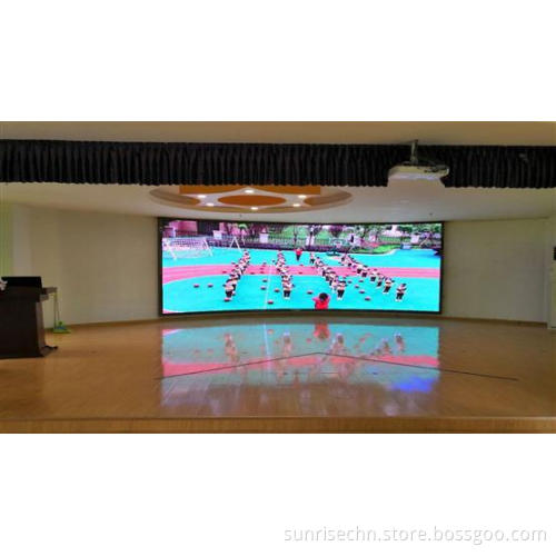 Full Color P4 LED Module: Innovative Curved and Soft Film Display Solution for Building Advertising